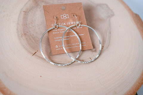 Cecelia Designs Jewelry - Seed Bead Hoop Earrings