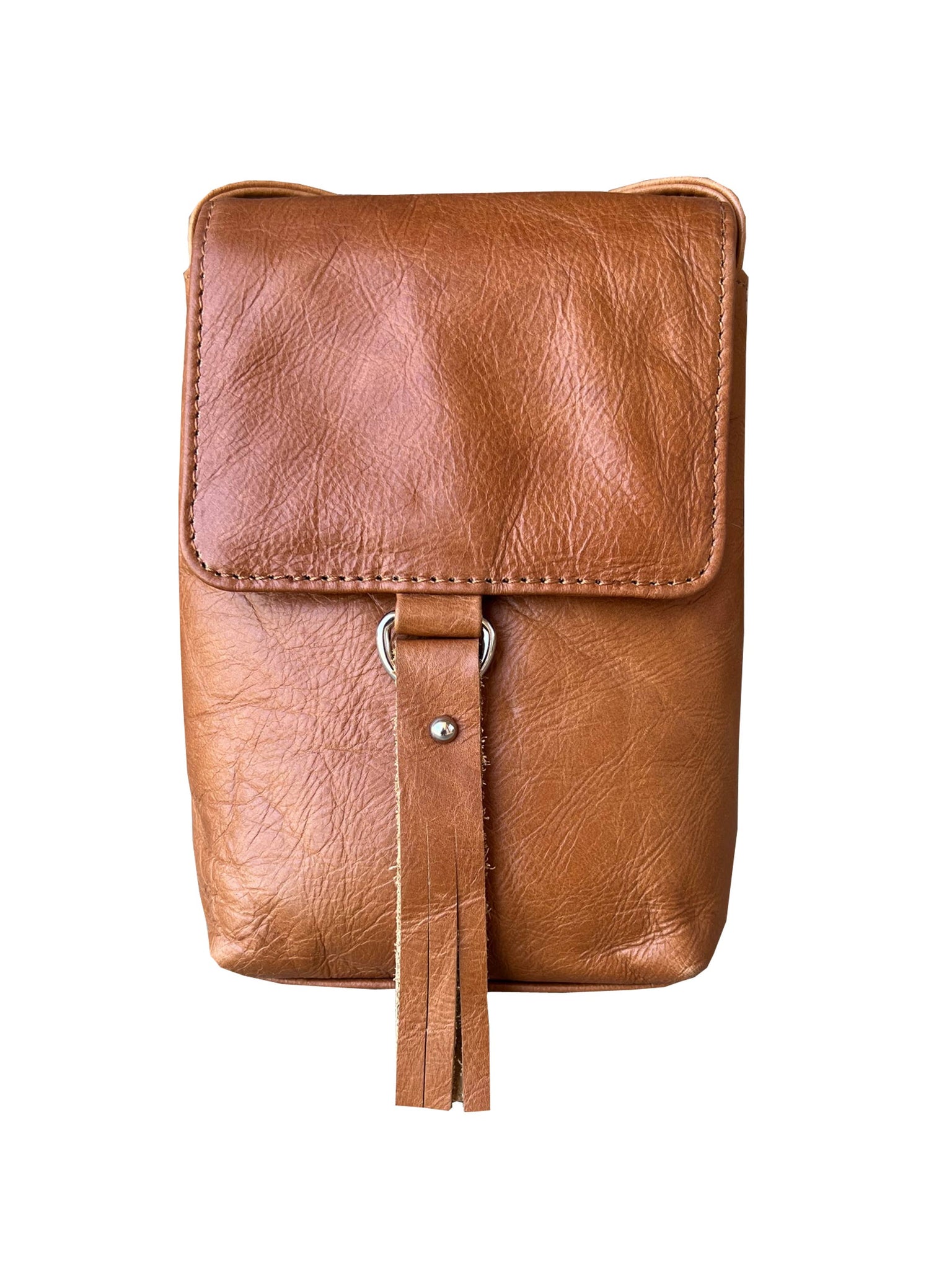 Roma Leathers - W013 cowhide leather small crossbody for phone