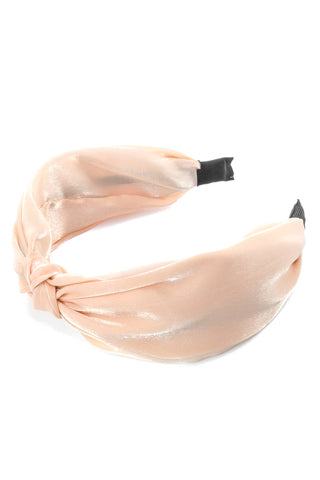 Simple Satin Knot Head Band