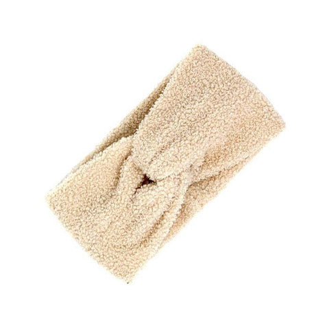 Madeline Love - Ensley Fluffy Solid Sherpa Fleece Earmuff Sherpa Fleece Headband Ear Warmer