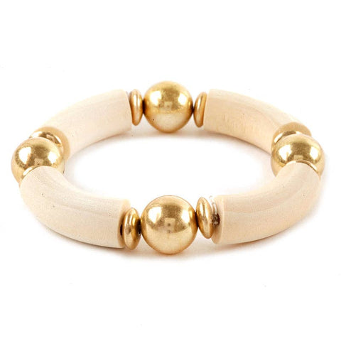 Epp and Co - Gold & Birch Wood Bracelet