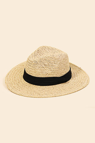 Anarchy Street - Straw Braided Fedora Sun Hat