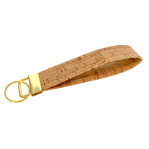 Wristlet Key Chain | Rustic Cork
