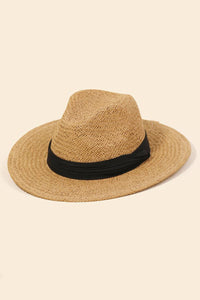 Anarchy Street - Straw Braided Fedora Sun Hat