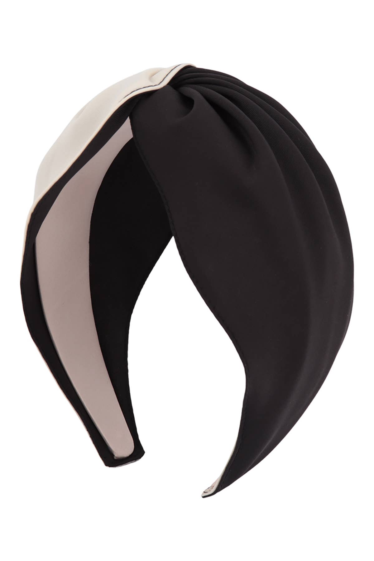 HDH3696-TWO TONE TWISTED FABRIC HEADBAND HAIR ACCESSORIES