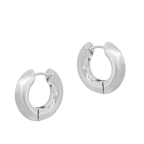 Epp and Co - Silver Mini Matte Huggie