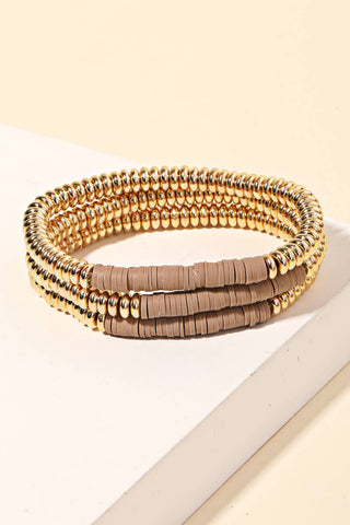 Anarchy Street - Disc Beaded Stackable Bracelet Set