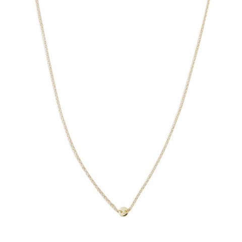 Honeycat Jewelry - Little Moon Disc Necklace