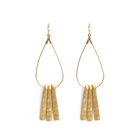 E2200-Gold Earrings