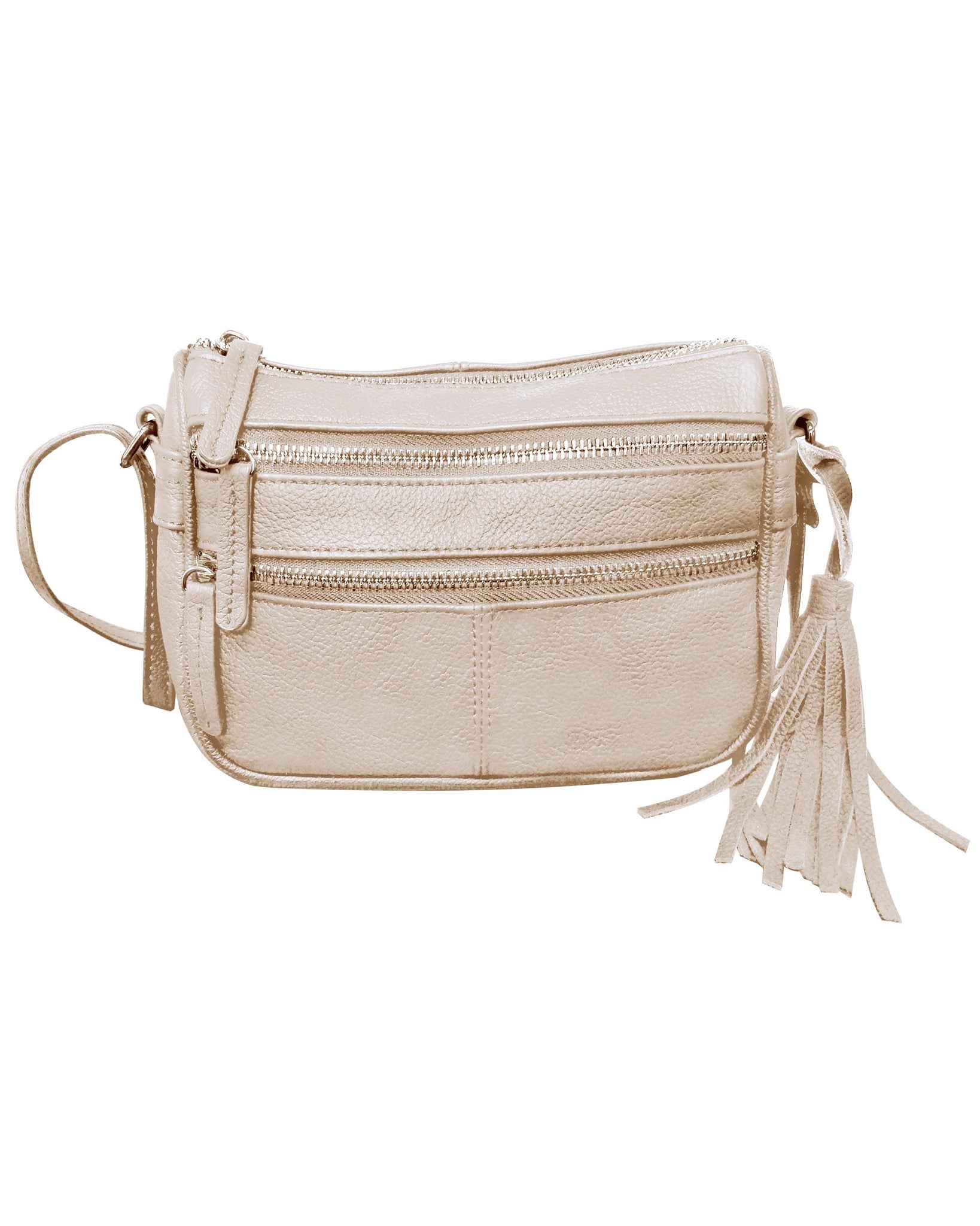 Roma Leathers - RM509 cowhide leather crossbody shoulder bag