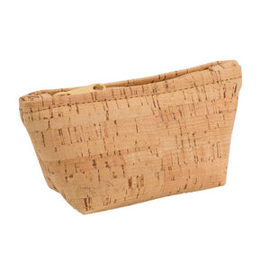 Small Zipper Pouch | Rustic Cork: Butterscotch Zipper