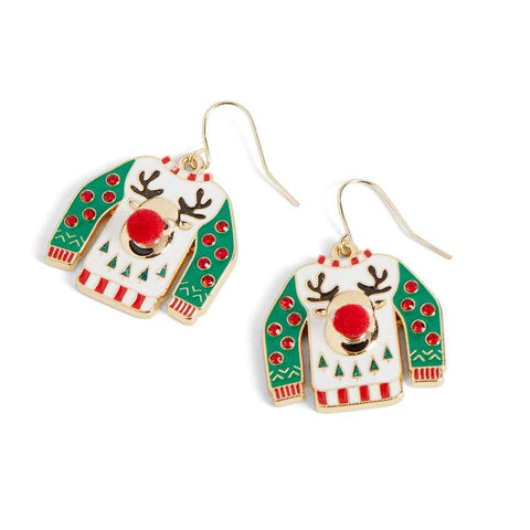 Whispers - Christmas Sweater Earrings