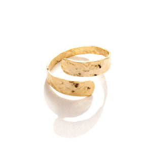 The Gilded Collection Adjustable Ring, Gold