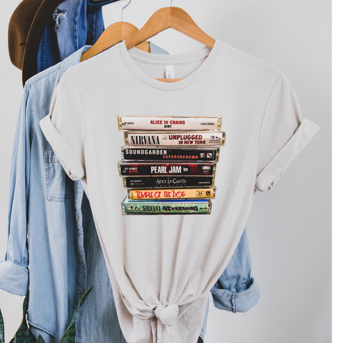 Willow Poppy - 90s Band Cassette Graphic Tee