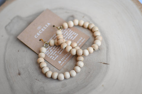 Cecelia Designs Jewelry - Wood Hoop Earrings