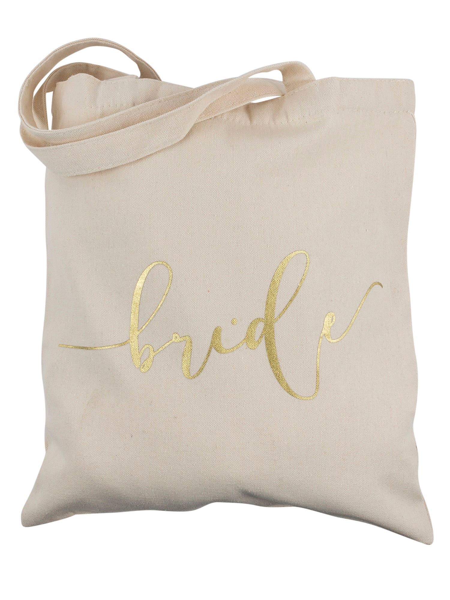 Samantha Margaret - Cream Bride Tote Bag in Canvas