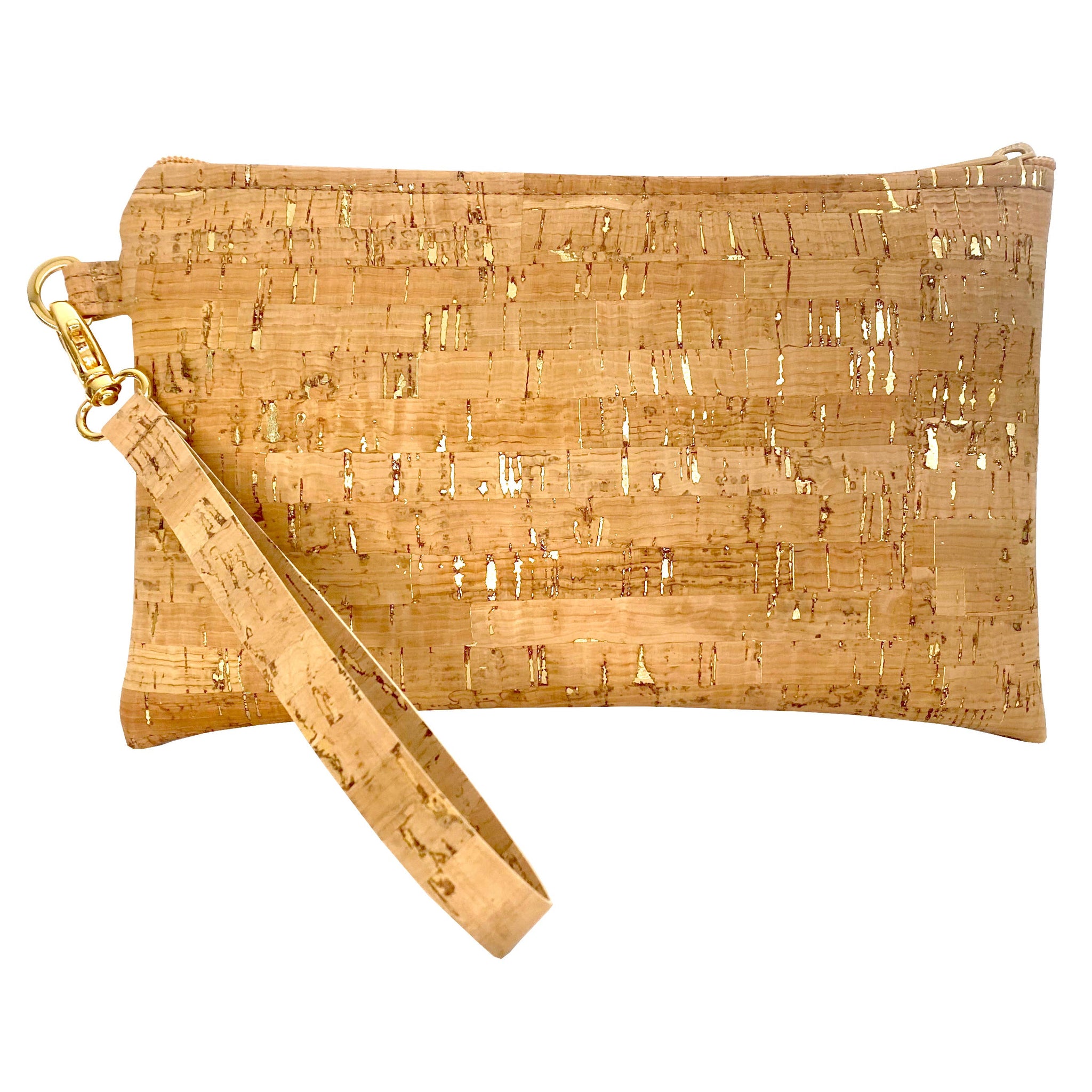 Simple Wristlet | Gold Flecked Cork