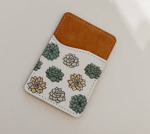 Olivia + Rose - Succulents Leather Card Holder