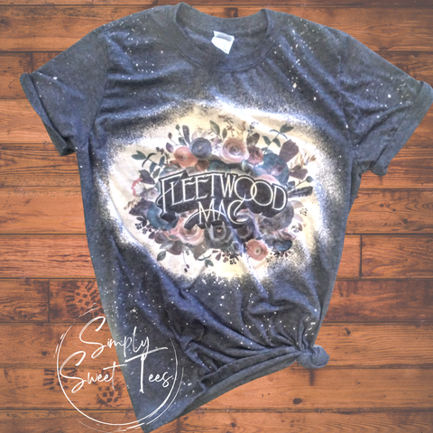 Simply Sweet Tees - Fleetwood Mac Bleached