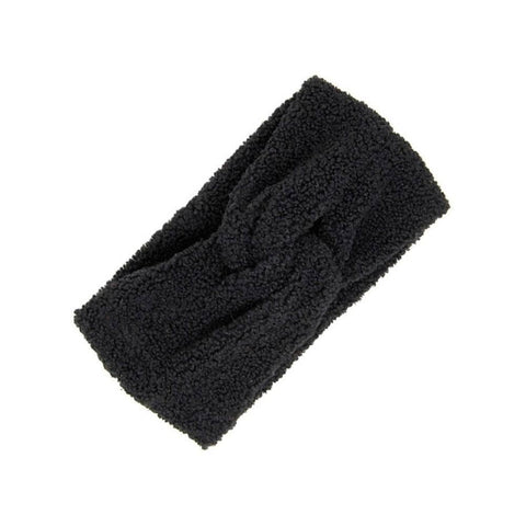 Madeline Love - Ensley Fluffy Solid Sherpa Fleece Earmuff Sherpa Fleece Headband Ear Warmer